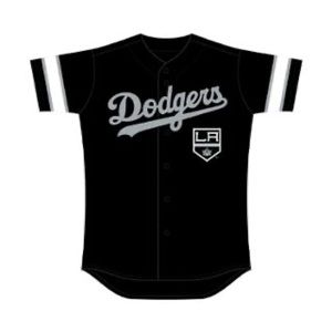 *NEW* 2019 LA Kings X Dodgers baseball jersey, Medium